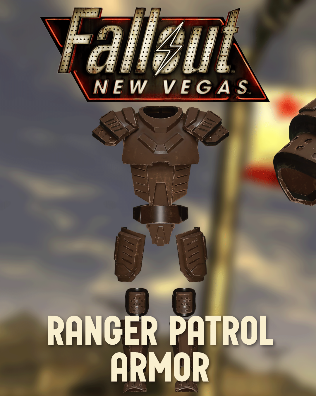 Fallout New Vegas NCR Ranger Patrol Armor STL