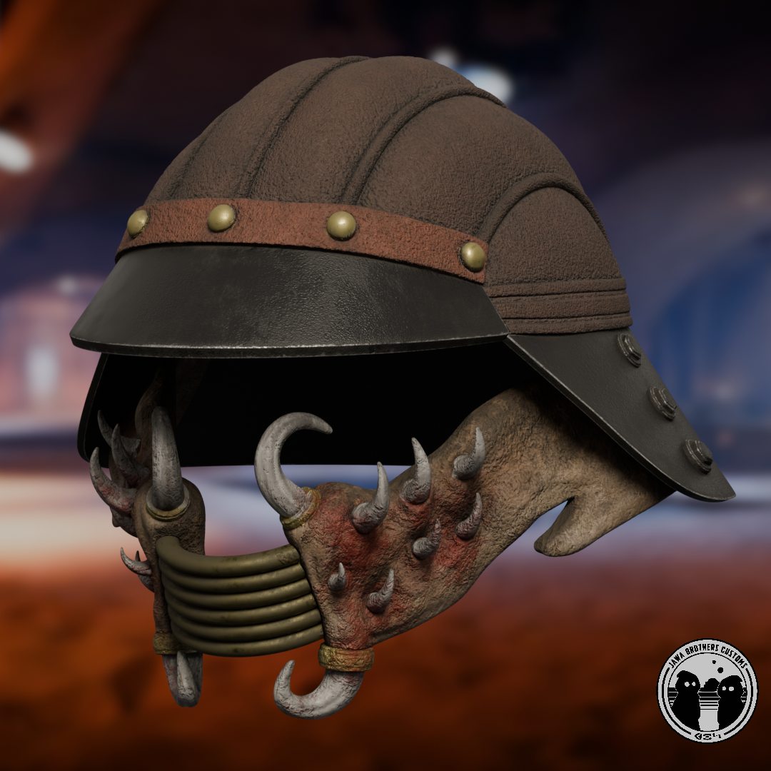 Lando Skiff Guard Helmet STL