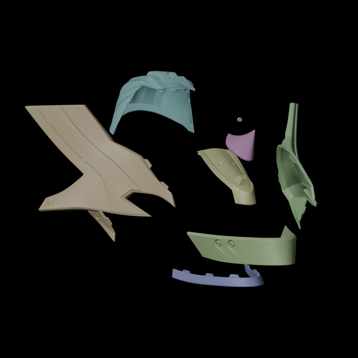 Halo 3 Brute Captain Helmet