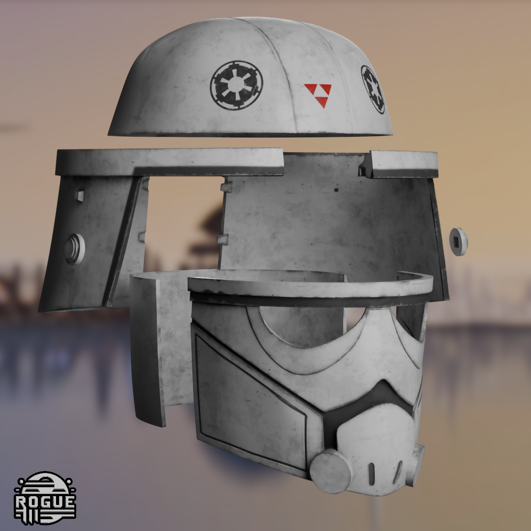 AT-DP Imperial Driver Helmet STL File