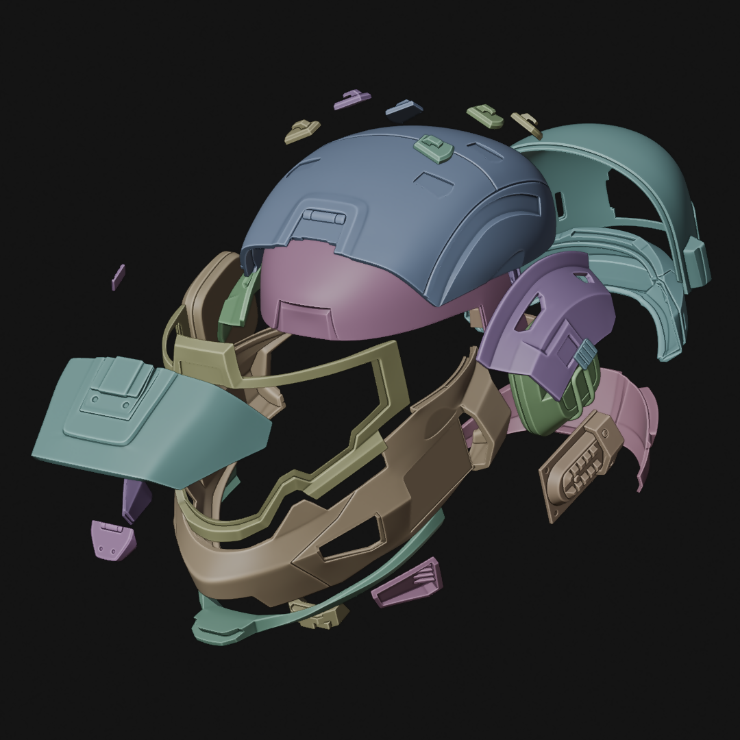 Halo Infinite Artaius Helmet STL