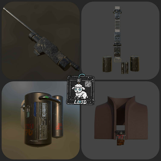 Star Wars Boushh Accessory Combo Pack STL