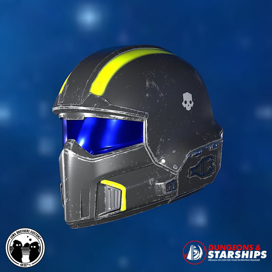 BO-1 Tactical Helldiver 2 Helmet Model