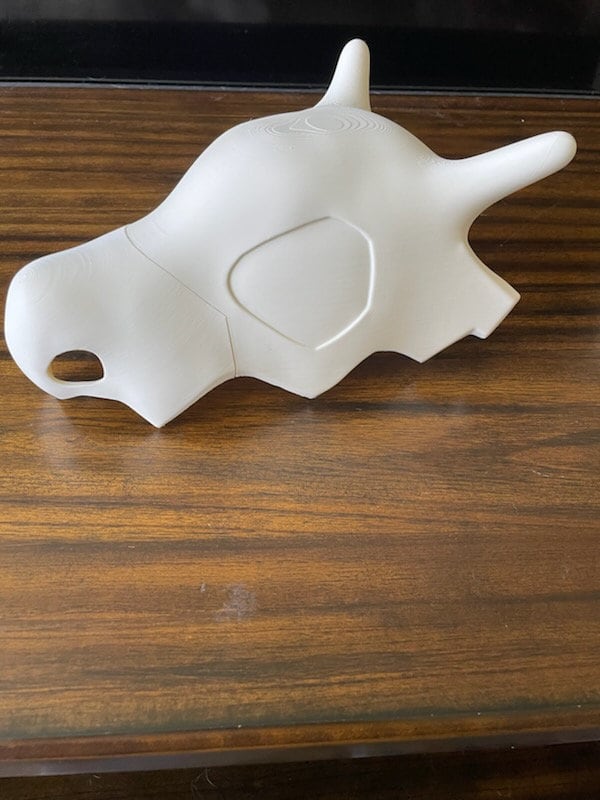 3D Printed Cubone Hat