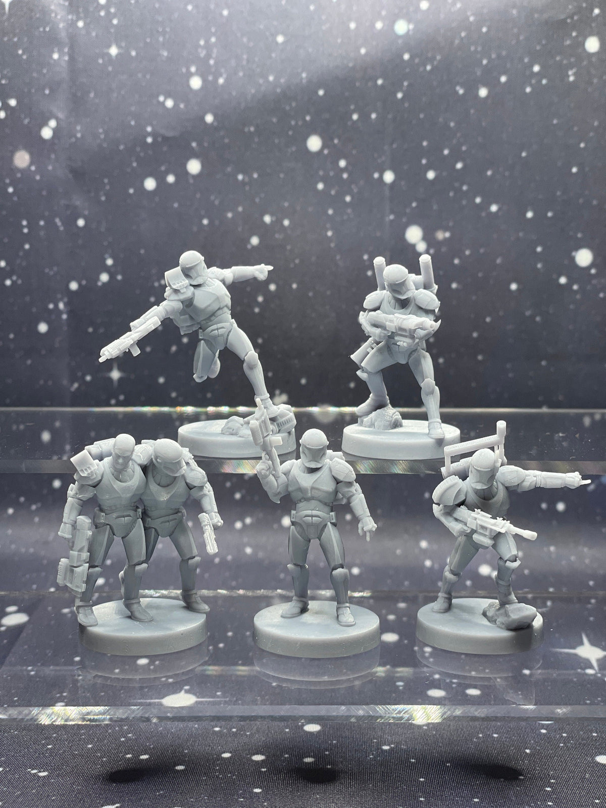 Republic Clone Commando Miniature Wargame Figures for Table Top