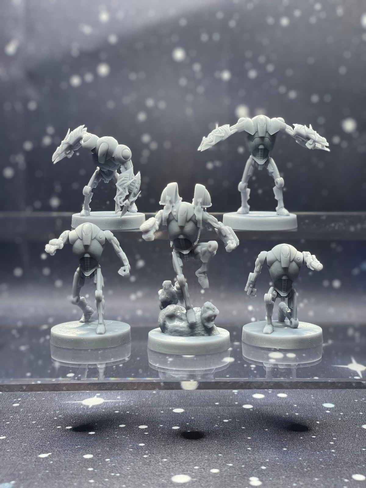 B2 Battle Droid Miniature Wargame Figures for Table Top
