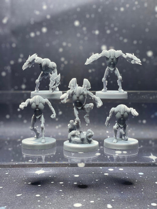 B2 Battle Droid Miniature Wargame Figures for Table Top