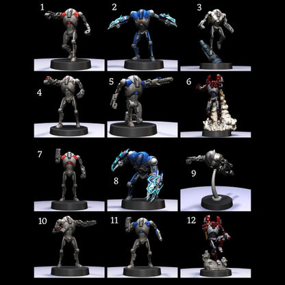 B2 Battle Droid Miniature Wargame Figures for Table Top