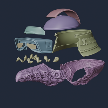 Biddy Blas - Cosplay Helmet 3D Print Files
